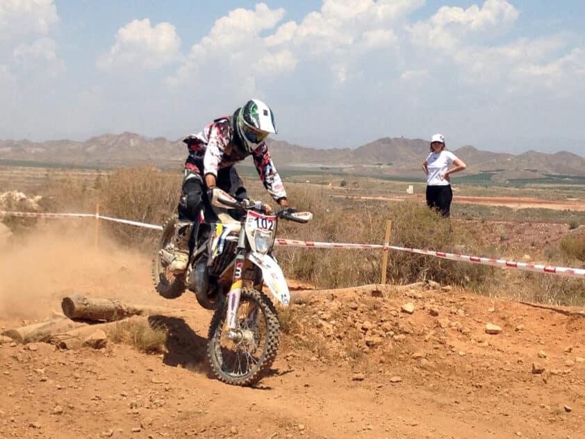 Jaime Pérez Durante La Prueba Celebrada El Fin De Semana En La Localidad De Antas.