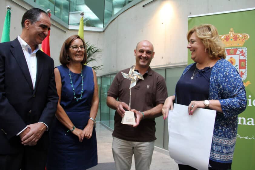 José Antonio Gómez, Matilde Ortiz, Antonio Cáceres Y Fátima Gómez Durante La Presentación