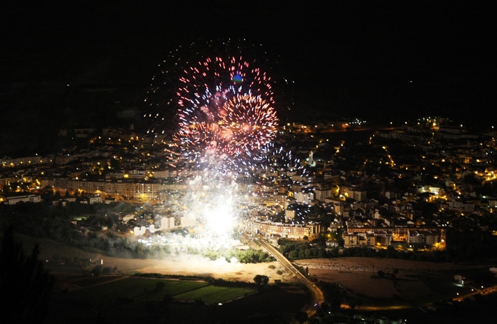 Espectáculo Pirotécnico De La Feria Grande Del Año Pasado