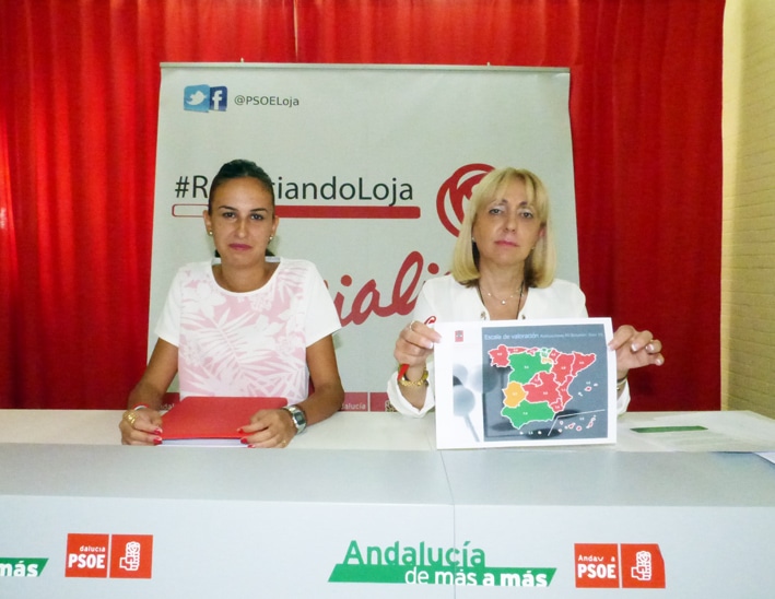 María Del Carmen López Y Juana Mancilla Durante La Rueda De Prensa