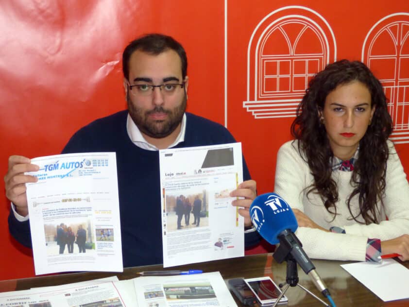 Juan Francisco Mancilla Y Mari Carmen López Durante La Rueda De Prensa