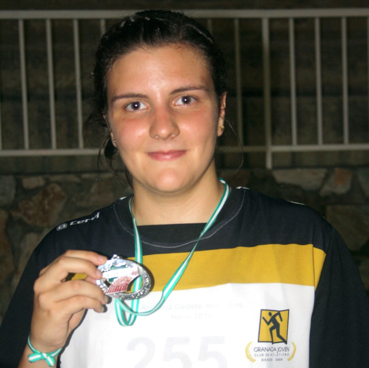 Marina Mellado Con La Medalla Conseguida El Pasado Fin De Semana En El Andaluz De Nerja