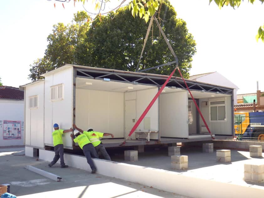 Las Aulas Prefabricadas Del Colegio Taxara De La Fábrica Se Instalaron Hace 2 Años