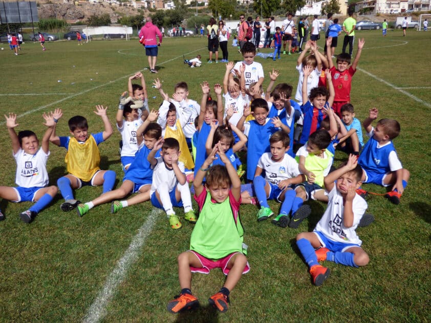 Algunos De Los Niños Participantes En La Actividad Durante La Mañana Del Sábado.