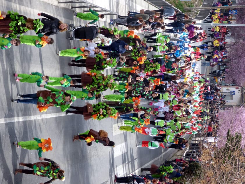 El Pasacalles Infantil De Carnaval Desfiló Por Las Calles Del Centro De La Ciudad. Foto: Calma