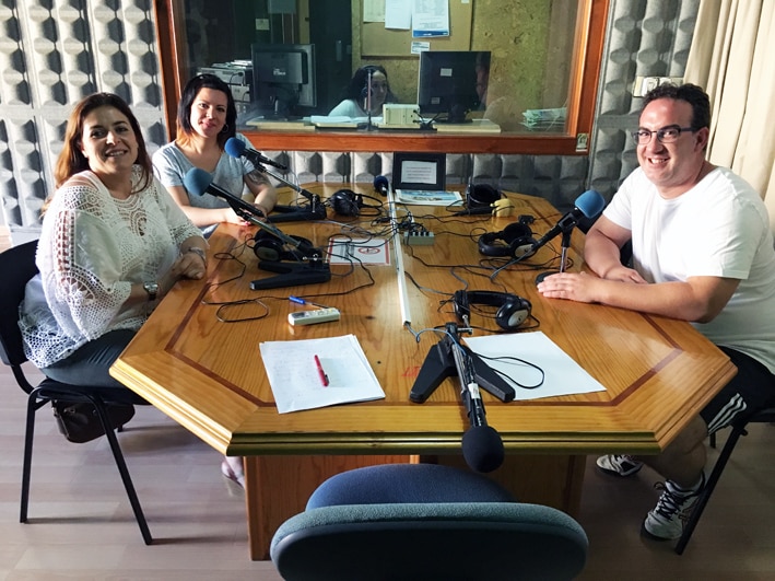 Mari Ángeles, Irene Y José Miguel En Una Reciente Entrevista De Onda Loja Radio.