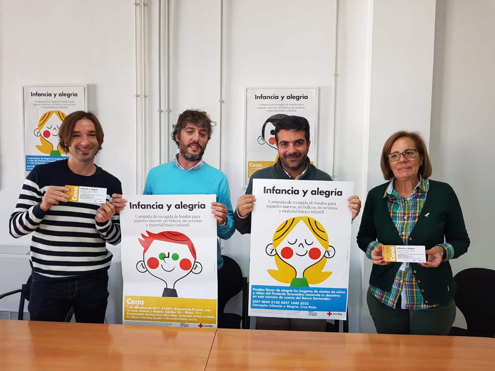 Moya, Soler, Camacho Y Ortiz En La Presentación De La Campaña.