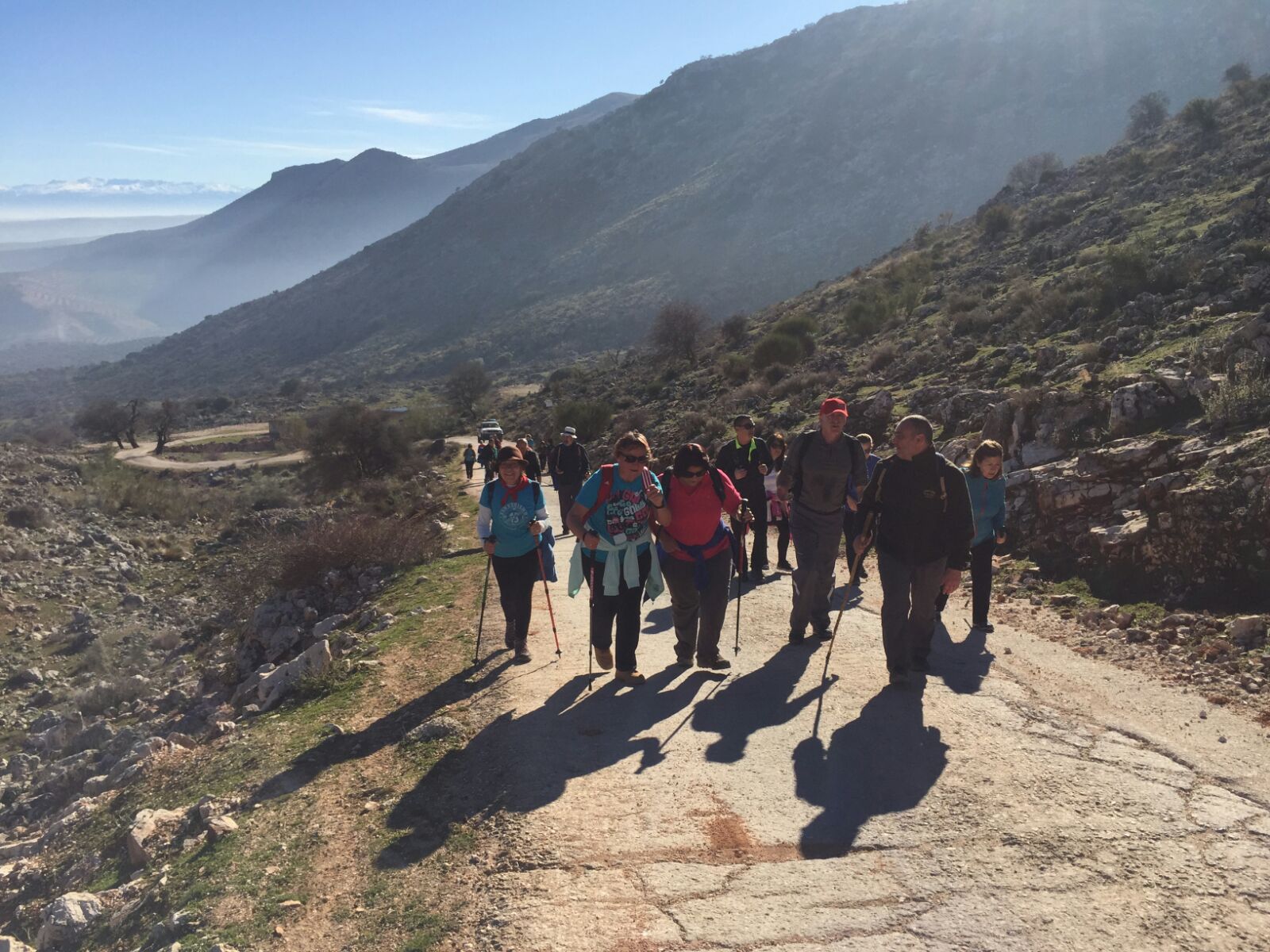 Participantes En La Anterior Ruta, Que Subió Hasta La Cruz.