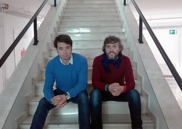 Antonio García Y Ramón Soler En Las Instalaciones Del Centro El Pinar. Foto: J.mªj.