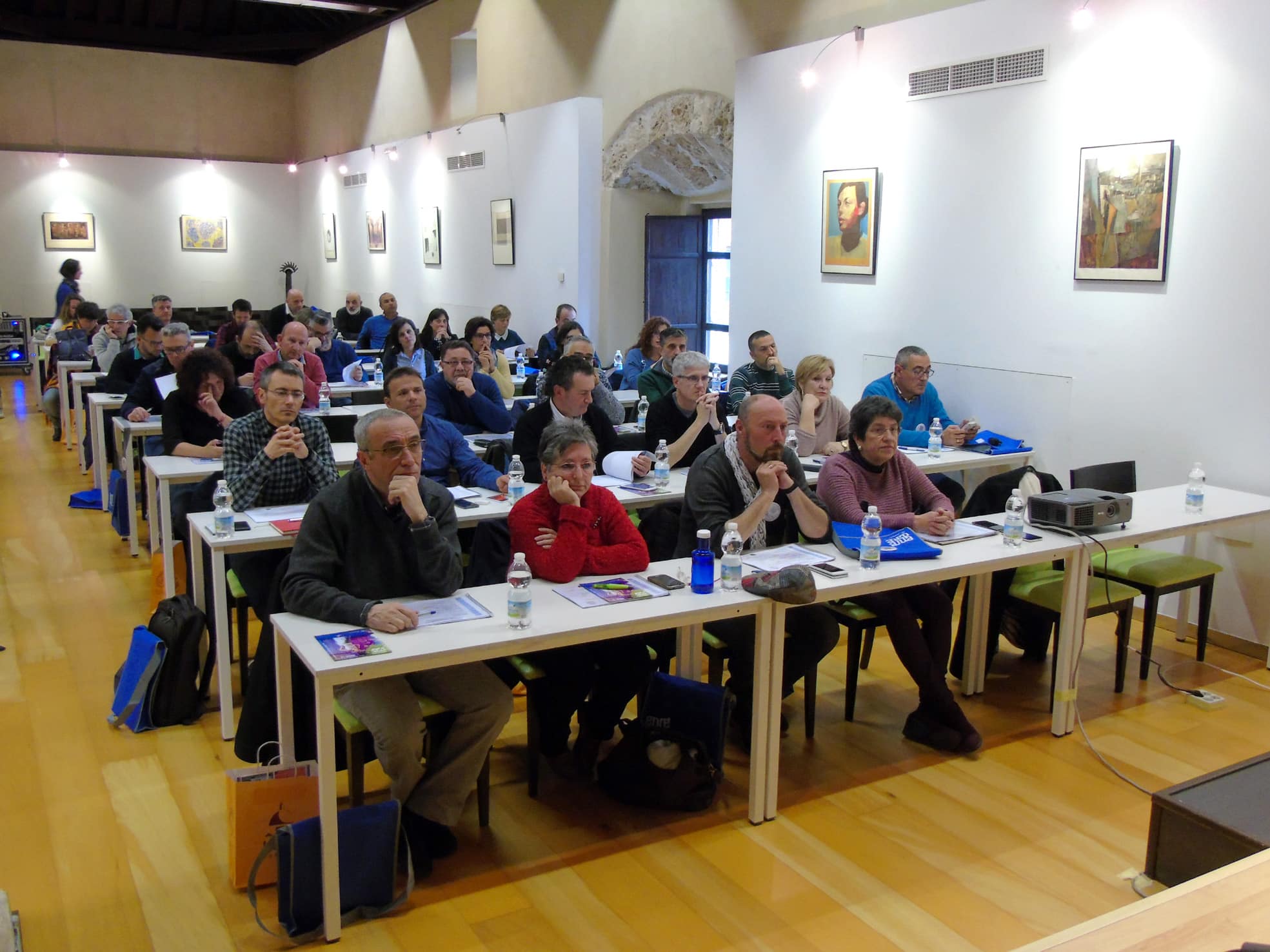 Los Técnicos Participantes Durante La Inauguración De Las Jornadas.