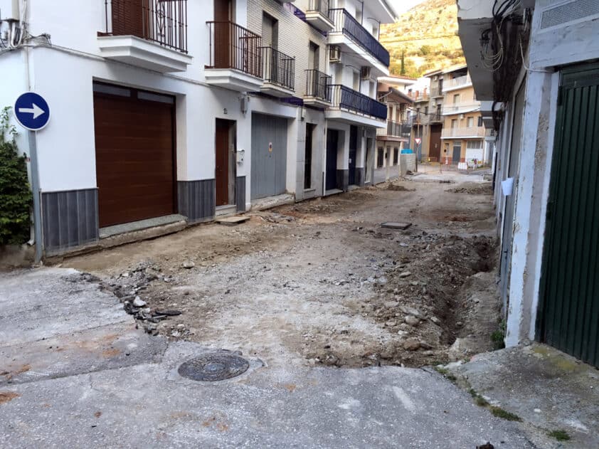 Obras En La Huerta Gálvez. Foto: A. Matas.