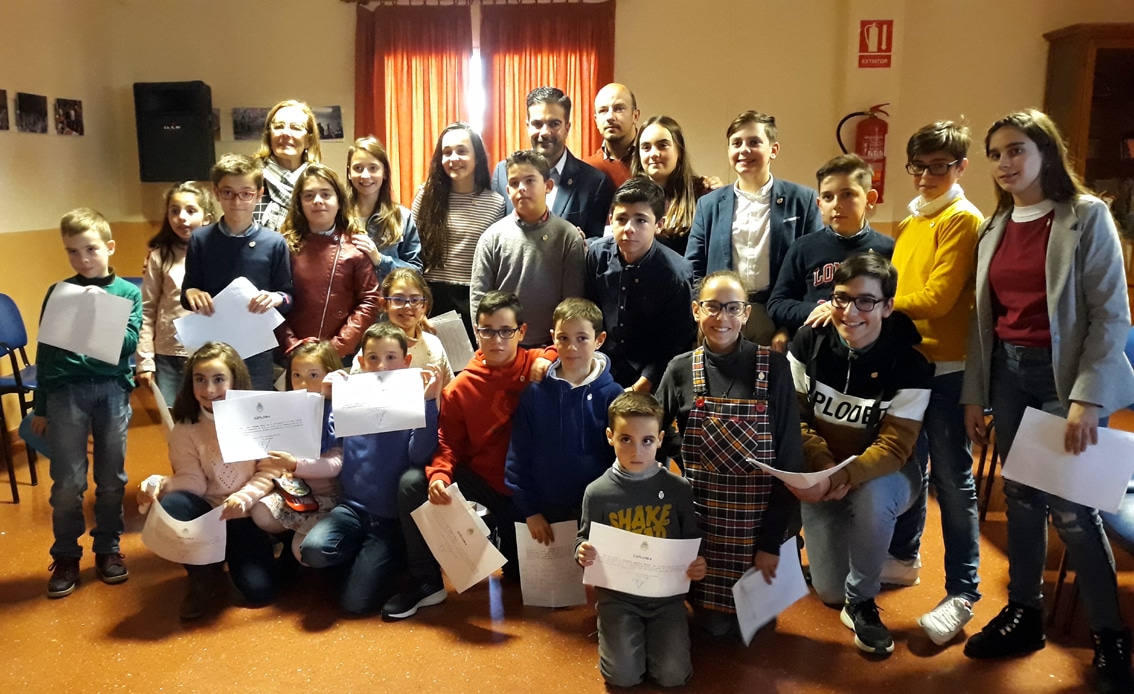 Alumnado Que Participó En El Pleno Infantil De Ventorros De San José. Foto: E. CaÑizares