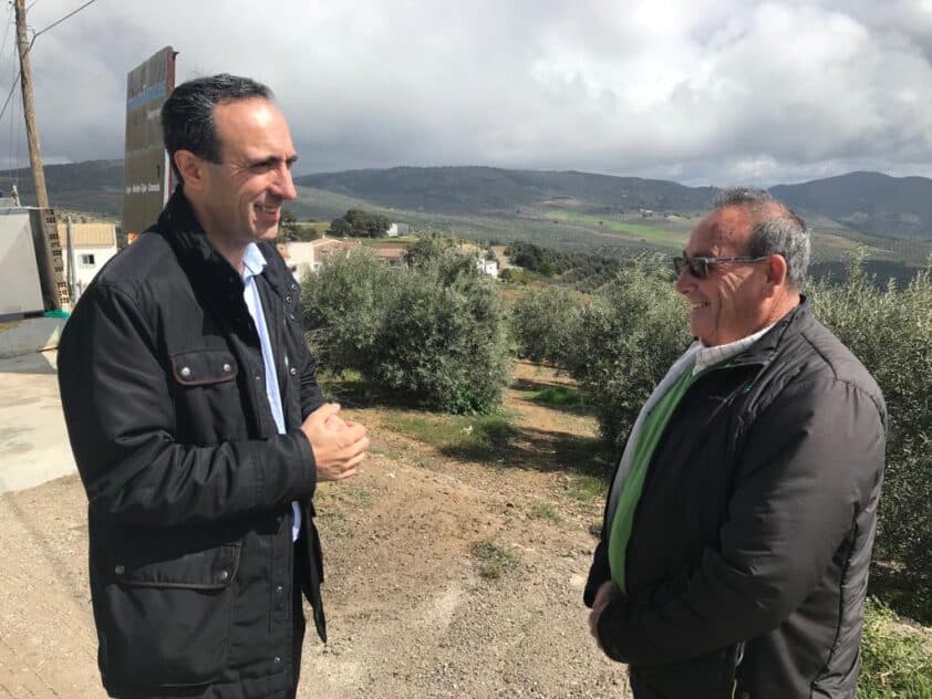 Gonzalo Vázquez Izquierda Durante Su Visita A Ventorros.