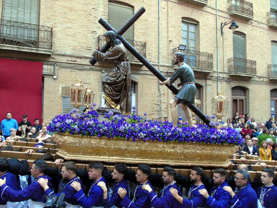 Nuestro Padre Jesús De Las Tres Caídas Durante El Desfile Procesional. Foto: A. Matas