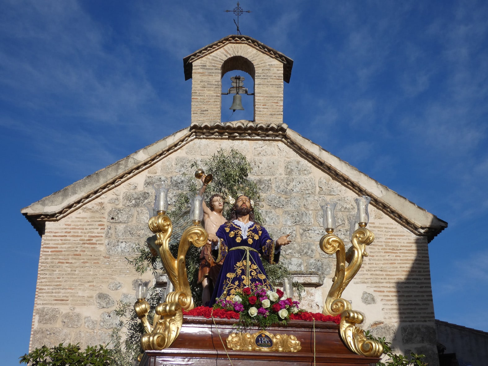 Jesús Orando En El Huerto Tras Salir De La Ermita De San Roque. Fotos: Paco Castillo.