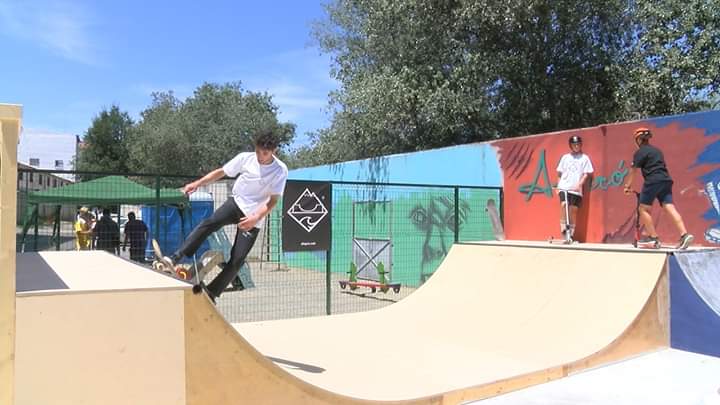 Uno De Los Participantes En La Jornada Inaugural Del Skatepark De Loja. Foto: C. Molina