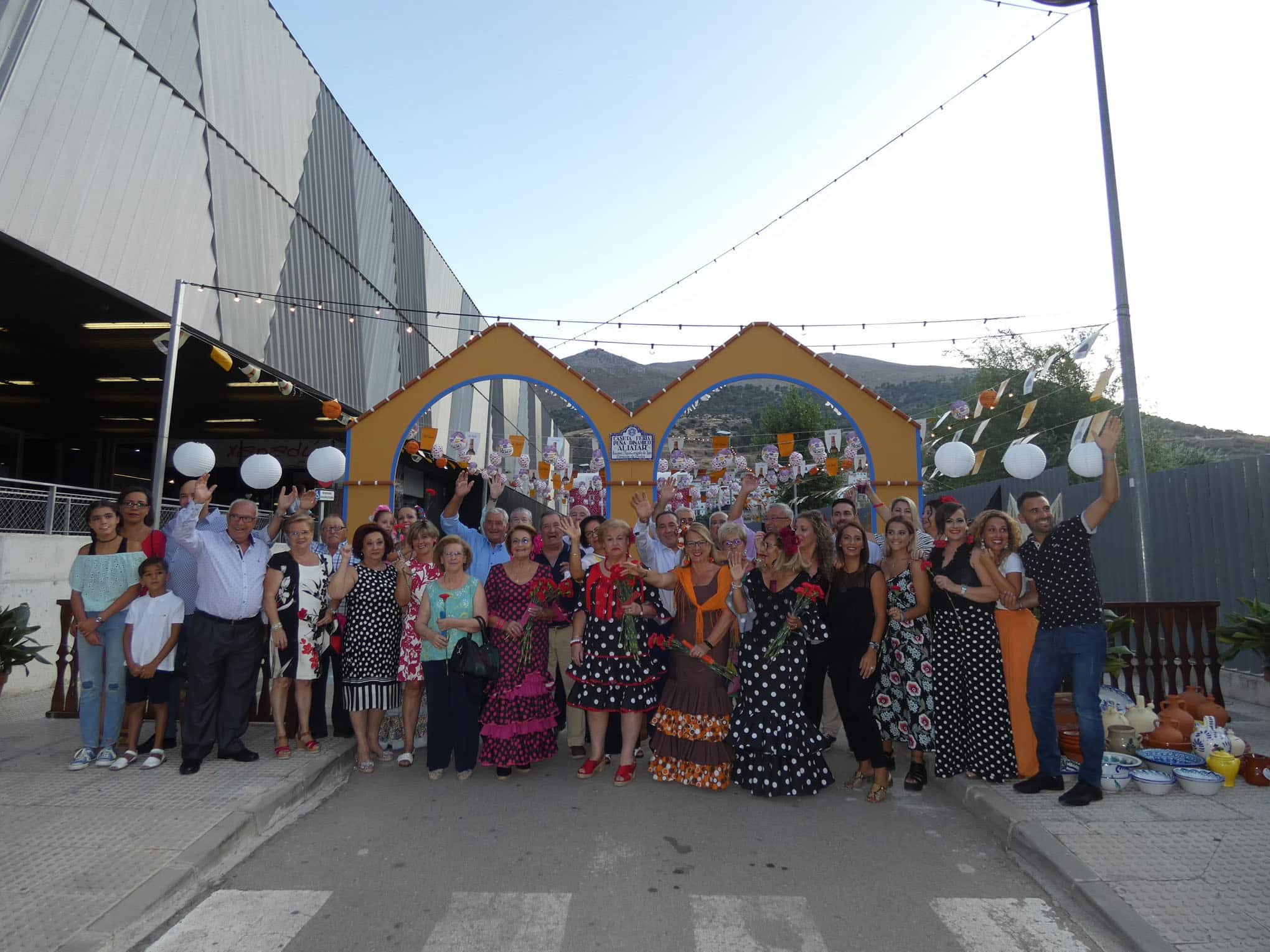 La Peña Dinámico Sacó La Feria A La Calle Del Centro Cívico