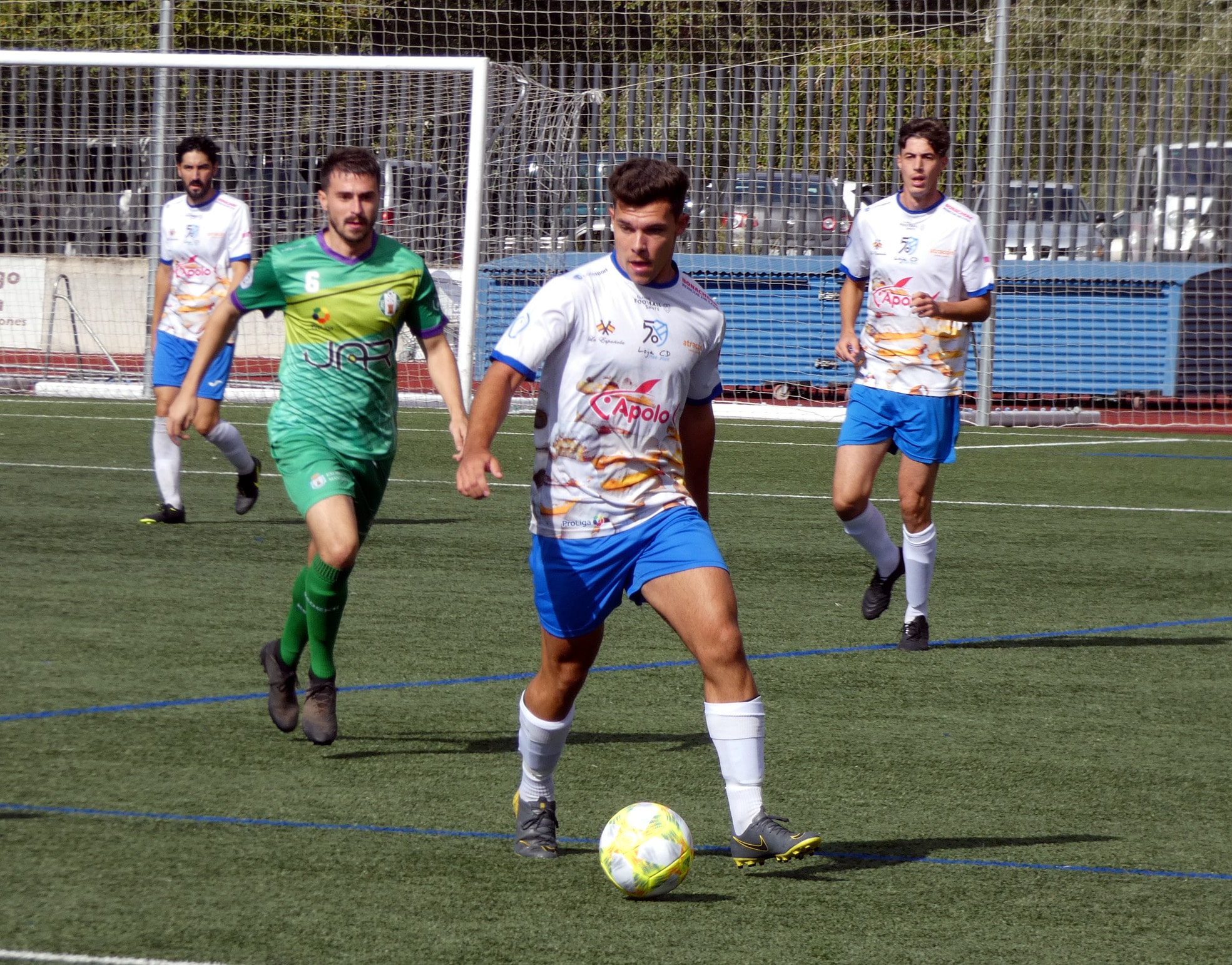 Naranjo Se Marcha Con El Balón En El Anterior Partido En Casa Con El Mancha Real.