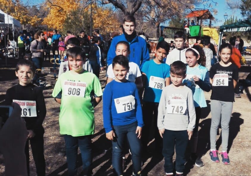 Participantes De La Escuela De Atletismo De Loja En La Segunda Prueba Del Circuito.