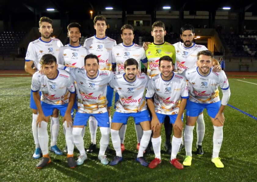 Equipo Titular Del Loja Ante El Atlético Porcuna. Foto: Miguel JÁimez.