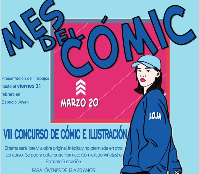 Cartel Anunciador Del Octavo Concurso De Cómics. Foto: El Corto