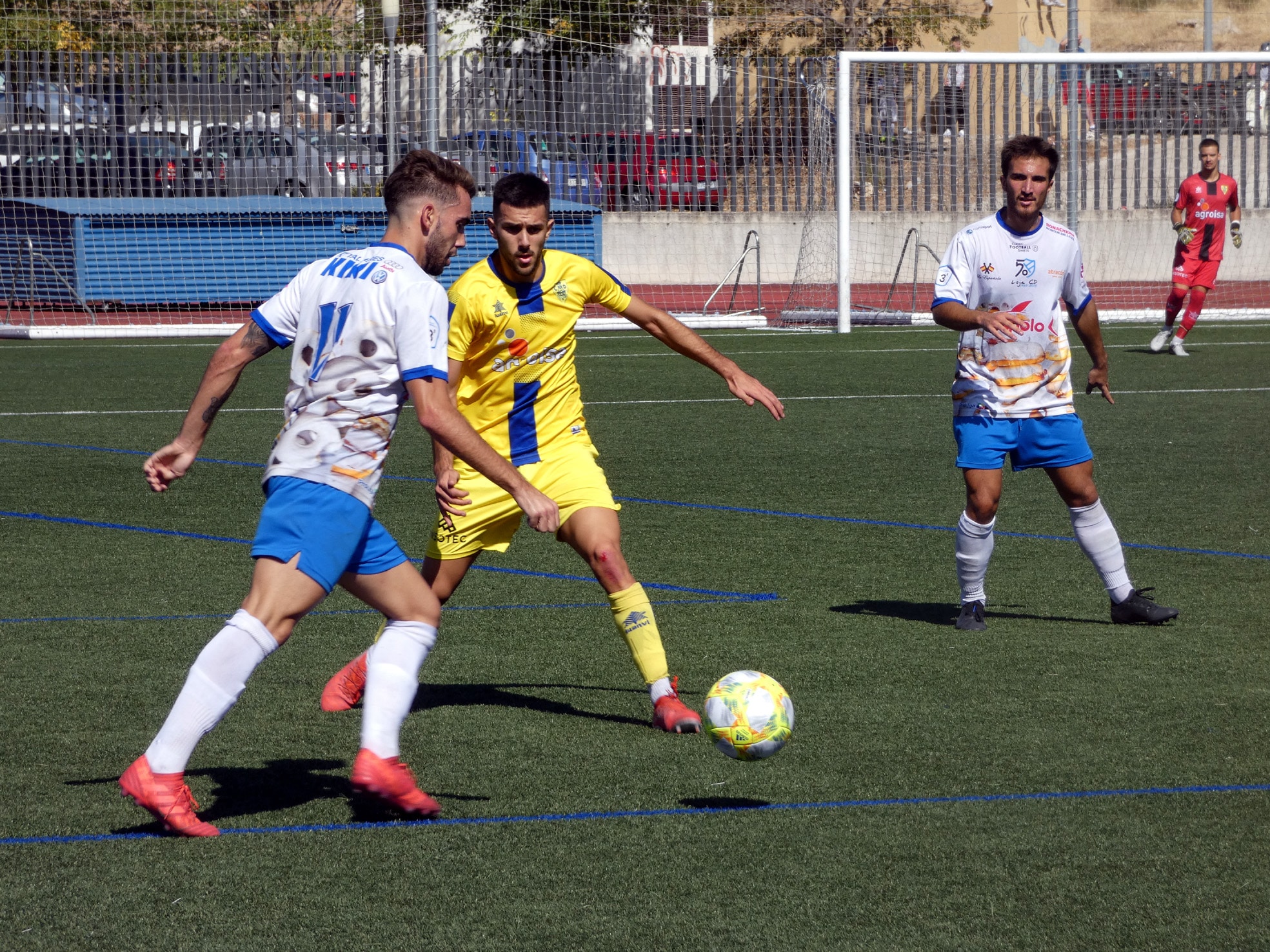 Paco Ariza En Una Acción Del Partido De Ida Disputado En El Medina Lauxa. Foto: M. JÁimez