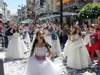 Momento De La Procesión Del Corpus Christi Del Pasado Año