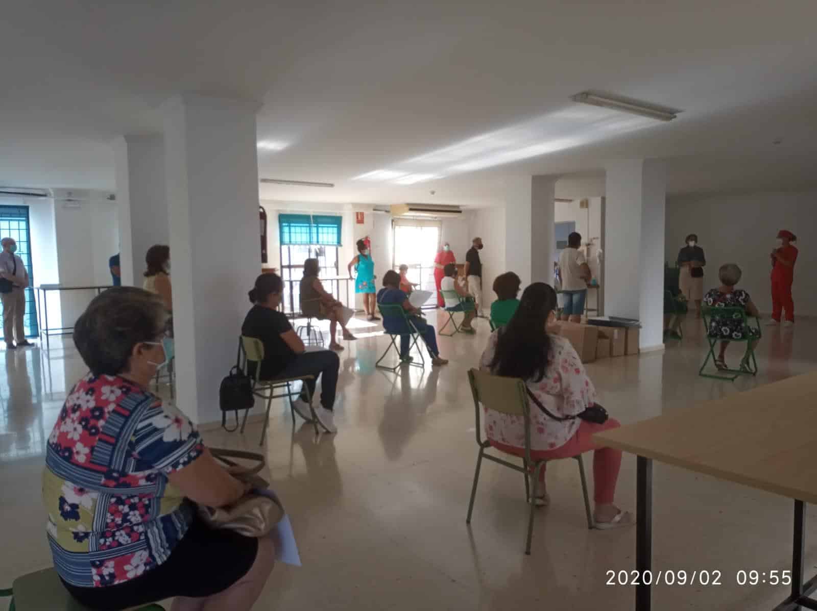 Momento De La Reunión Informativa Con Las Familias De Los Usuarios Del Centro Ocupacional