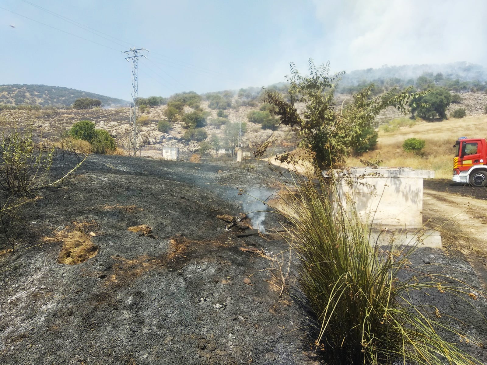 Zona De Inicio Del Fuego En La Sierrezuela De Torre Agicampe