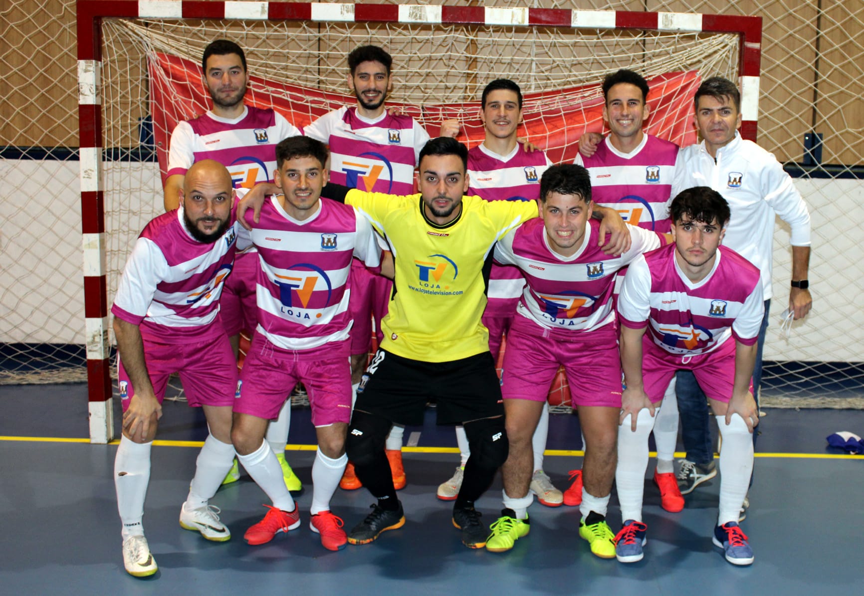 El Deportivo Loja Posa Tras La Victoria Lograda Frente Al Mancha Real. Foto: Paco Castillo