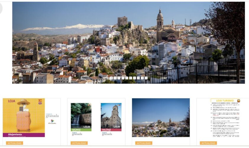 Nueva Imagen Que Ofrece La Página Web De Loja Turismo. Foto: El Corto