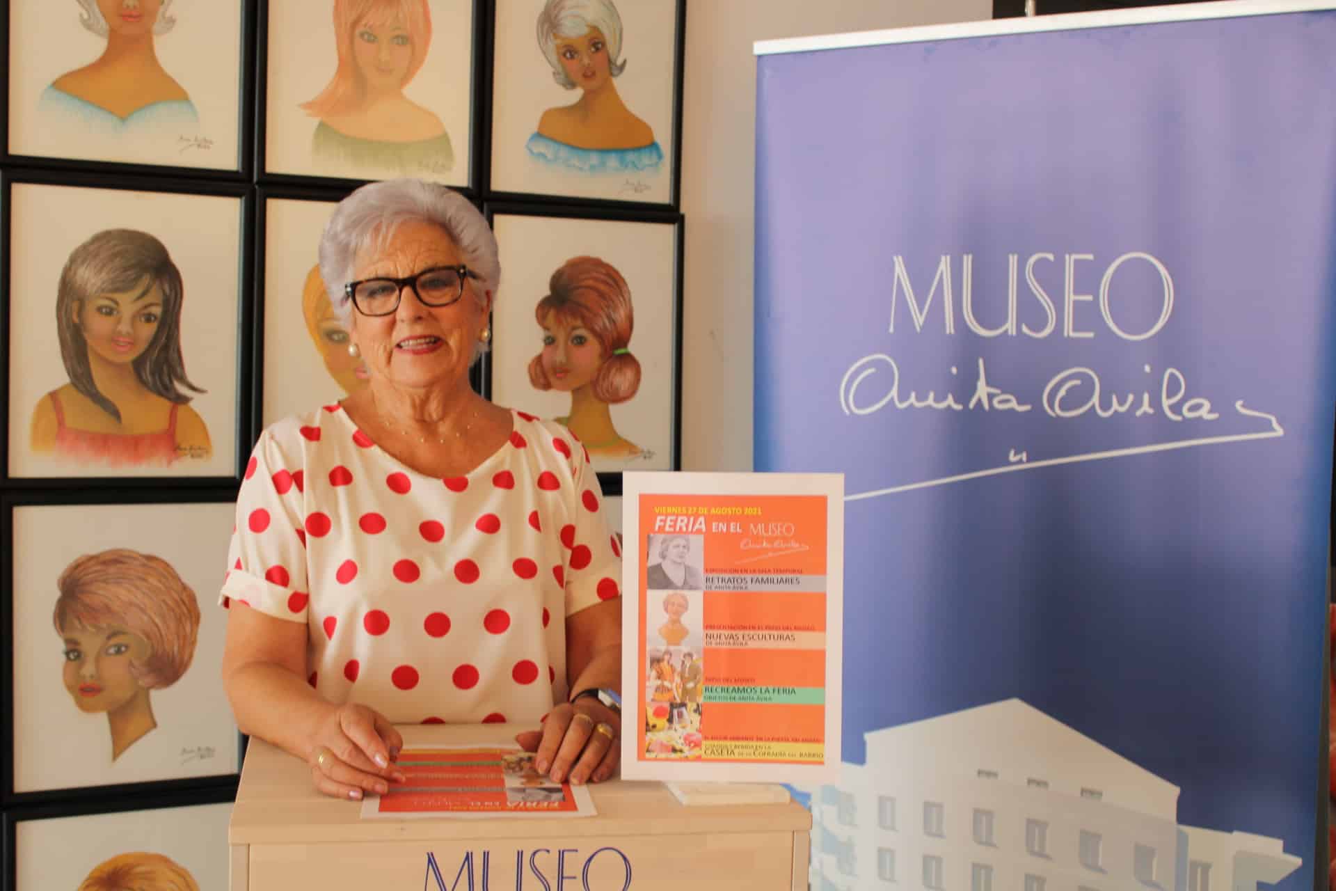 Anita Ávila Durante La Presentación De Las Actividades De Feria En Su Museo. C. M.