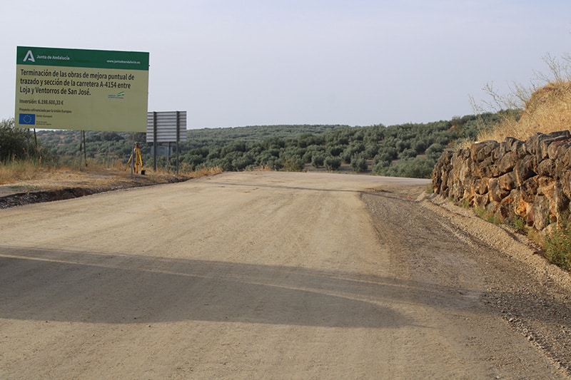 Carretera De Ventorros De San José En Su Llegada A La Pedanía Antes De Su Asfaltado