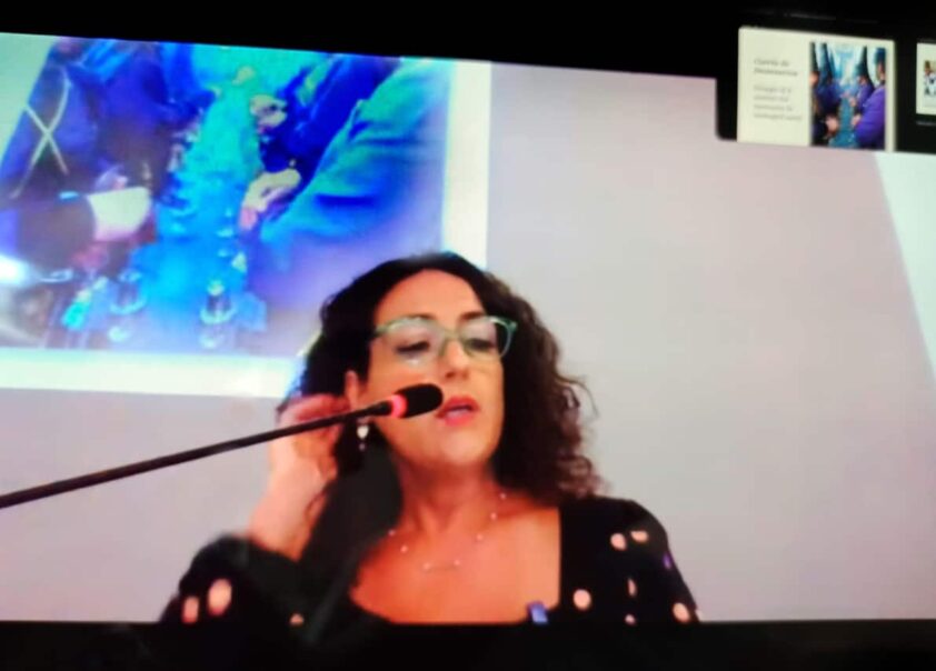 La Investigadora Tiziana Palandrani, Durante Su Conferencia. Foto: El Corto