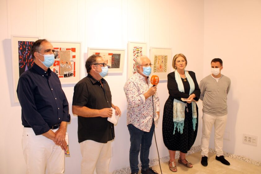 Acto Inaugural De La Exposición Del Artistas Juan Antonio Díaz. Foto: A. Matas