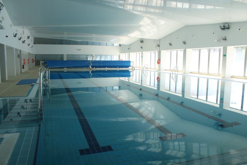 Aspecto De La Piscina Cubierta Del Centro Deportivo Urbano, Cuya Gestión Acaba De Aprobarse.