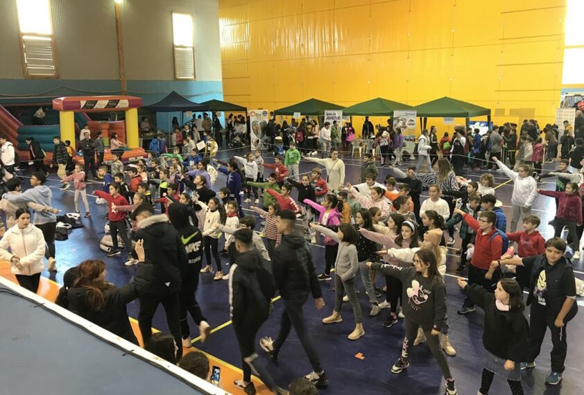 Numeroso Público Asistió Al X Encuentro Loja En Salud En El Pabellón Alfeia. Foto: Deportes