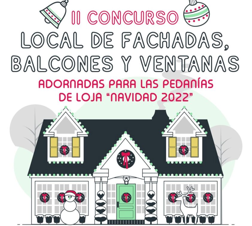 Cartel Que Anuncia El Concurso De Fachadas Y Balcones En Pedanías. Foto: Corto