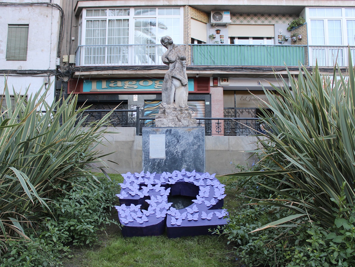 Loja Por La Igualdad Recuerda A Las 52 Víctimas De Violencia Machista. Foto: A. Matas