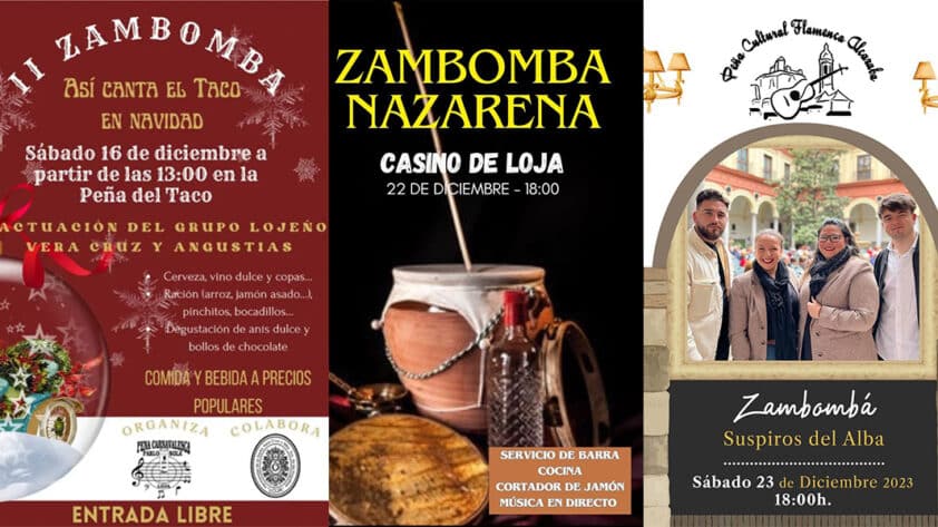 Carteles De Las Zambombas Propuestas Para Antes De Nochebuena