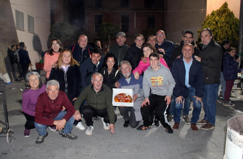 Miembros De La Asociación De Vecinos Del Barrio Alto Que Celebraron La Candelaria. Foto: C. M.