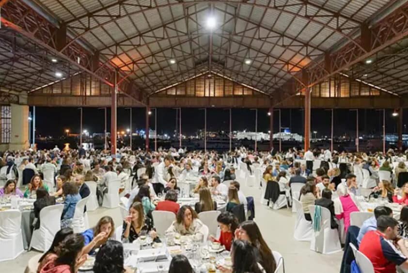 Cena De Gala Del Congreso De Semergen Que Ofreció Abades Catering En Valencia. Foto: Cedida