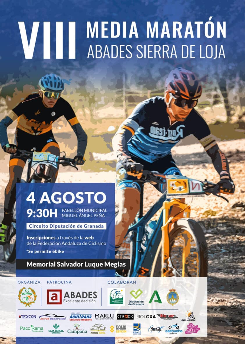 Cartel Viii Media Maraton Abades Sierra De Loja 1